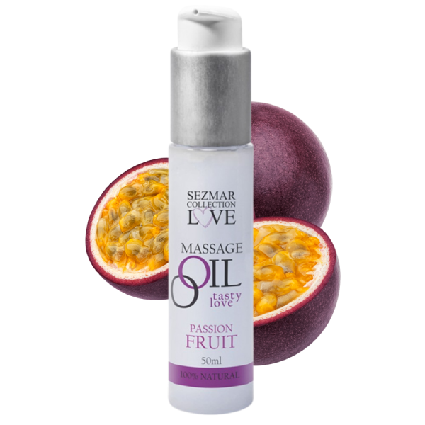 Huile de massage comestible Fruit de la passion 50ml 